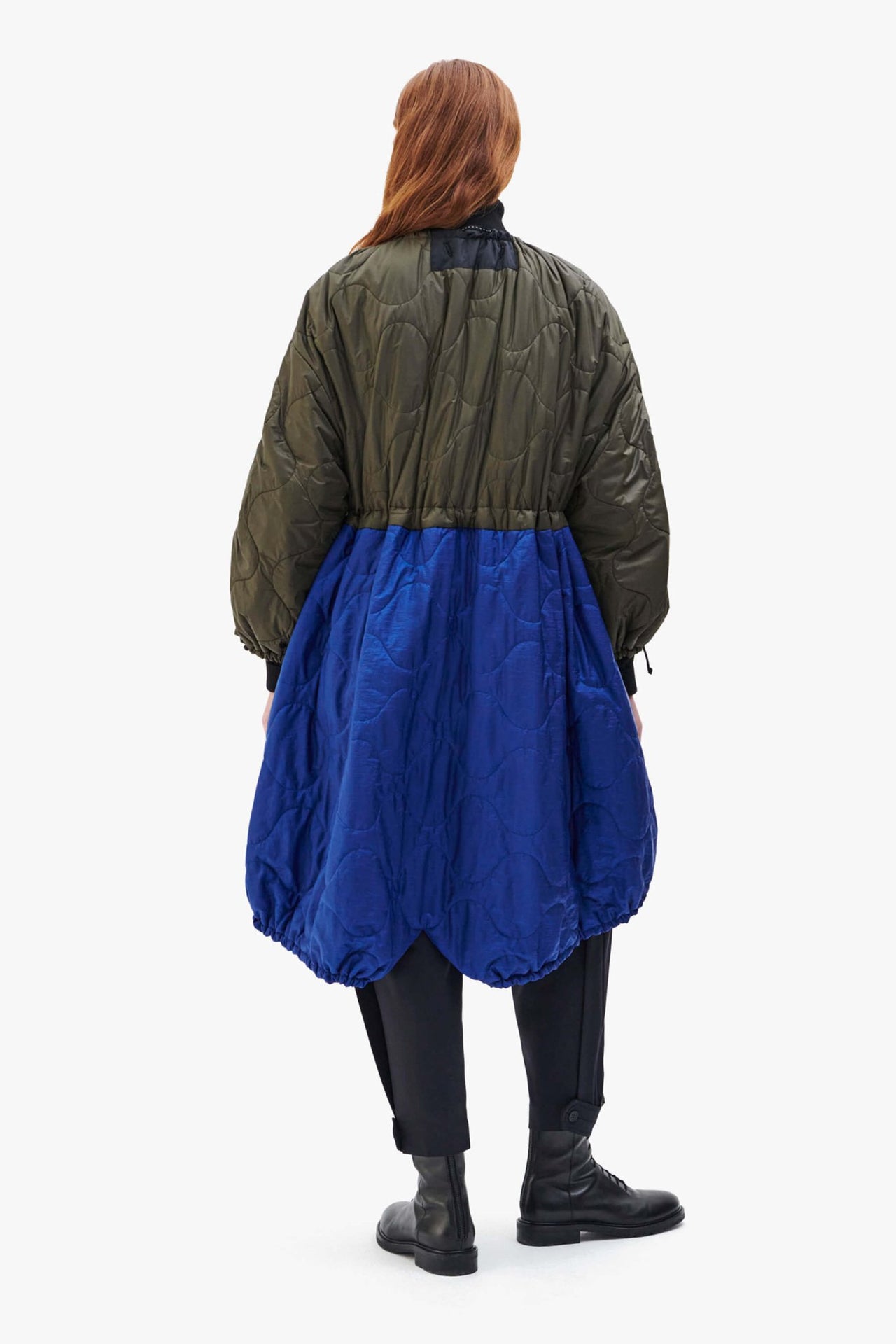 Parachute Quilted Parka - Olive / Midnight