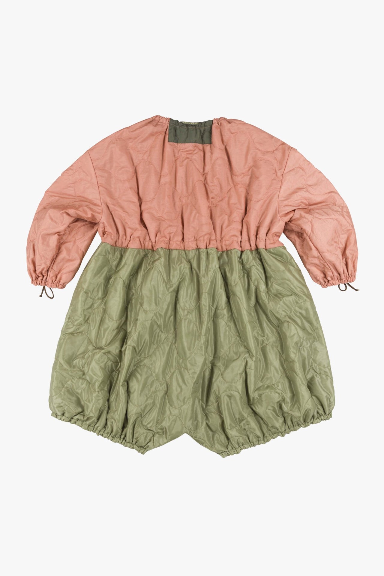 Parachute Quilted Parka - Pale Pink / Bronze