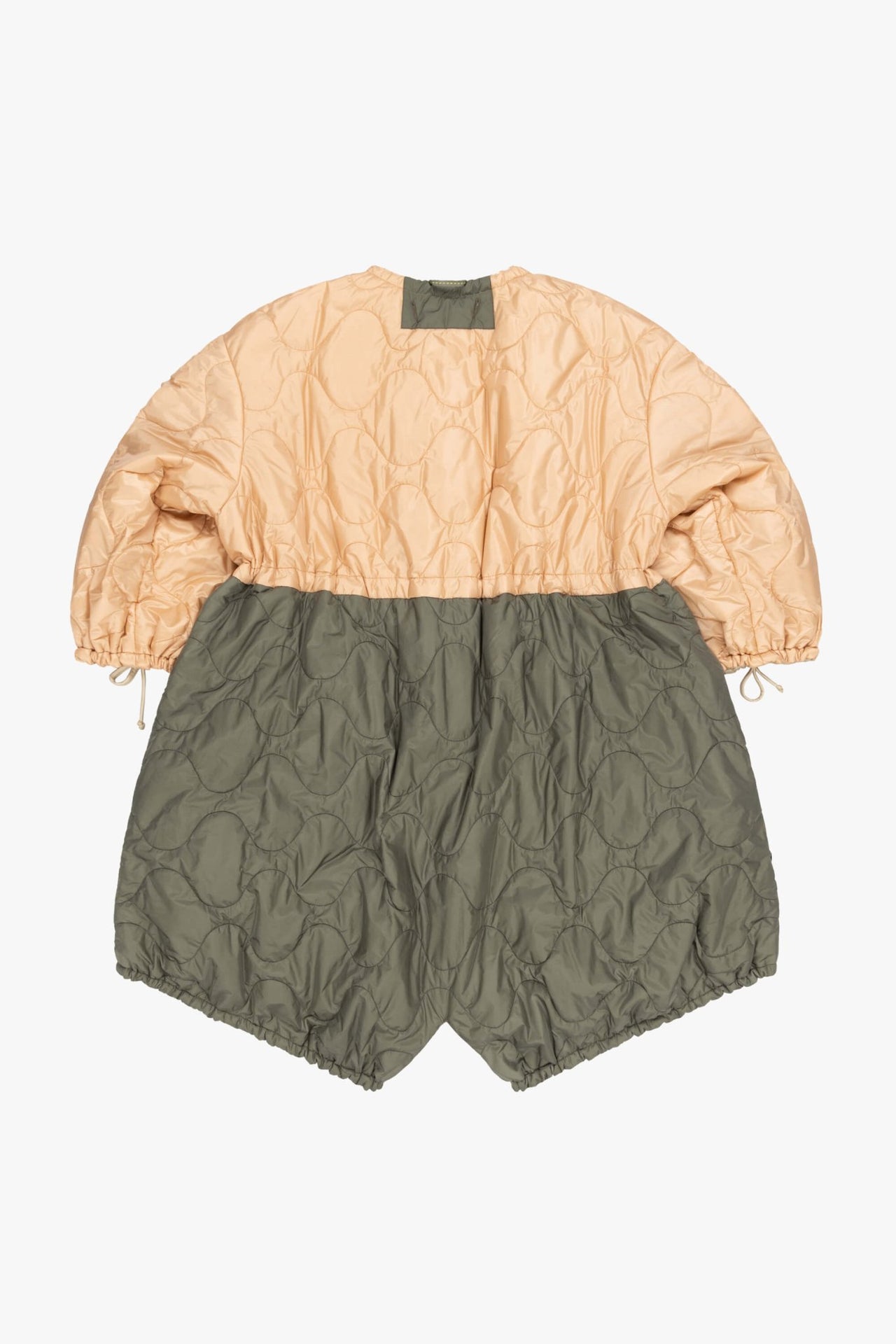 Parachute Quilted Parka - Soft Peach / Oyster