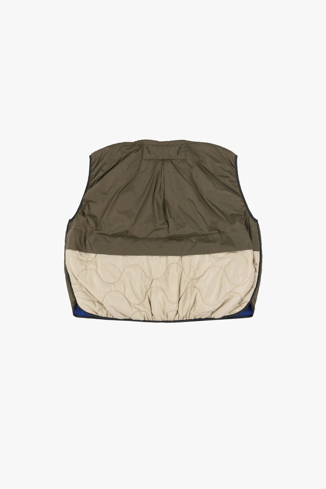 Parachute Quilted Vest - Cobalt / Dark Olive