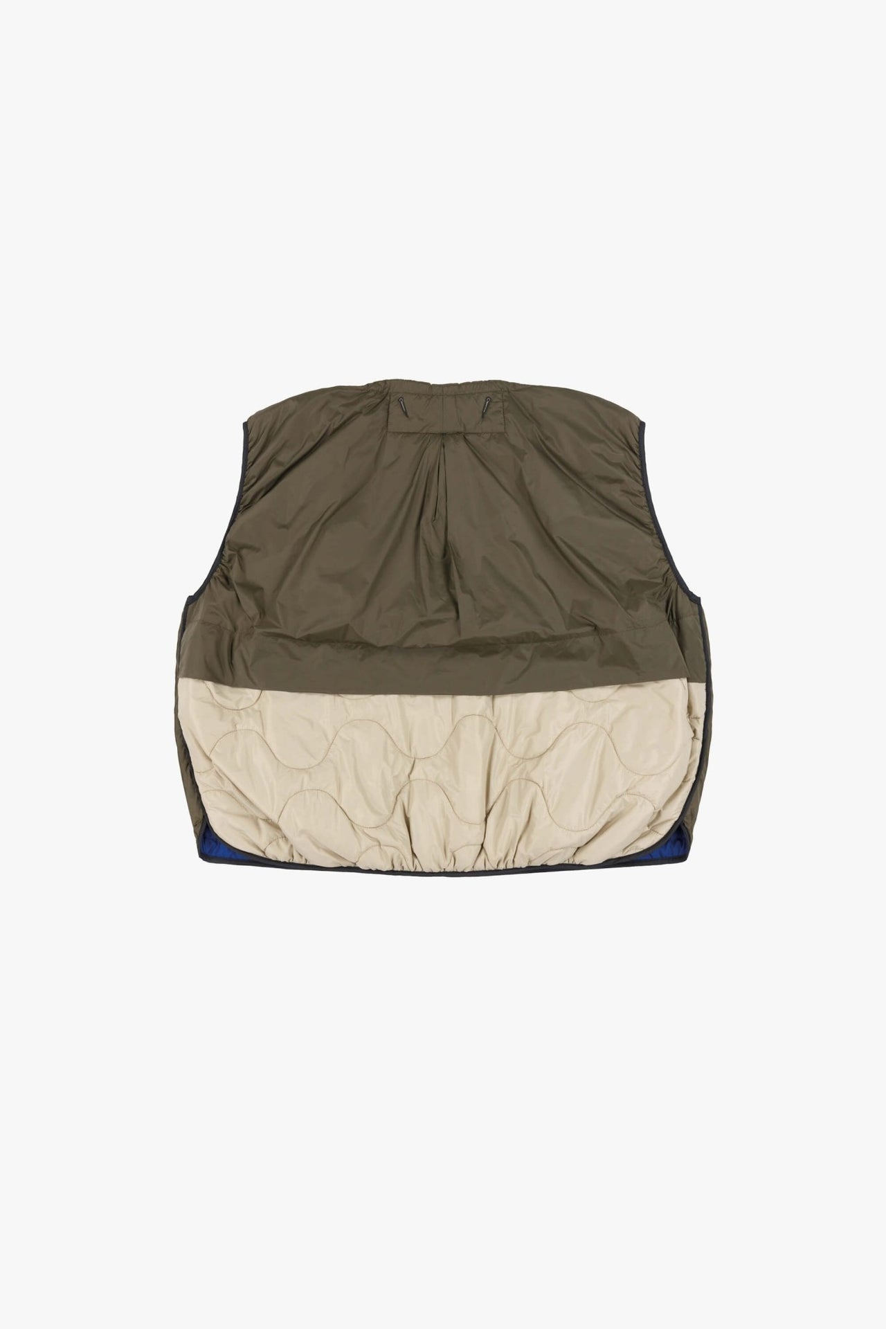 Parachute Quilted Vest - Cobalt / Dark Olive