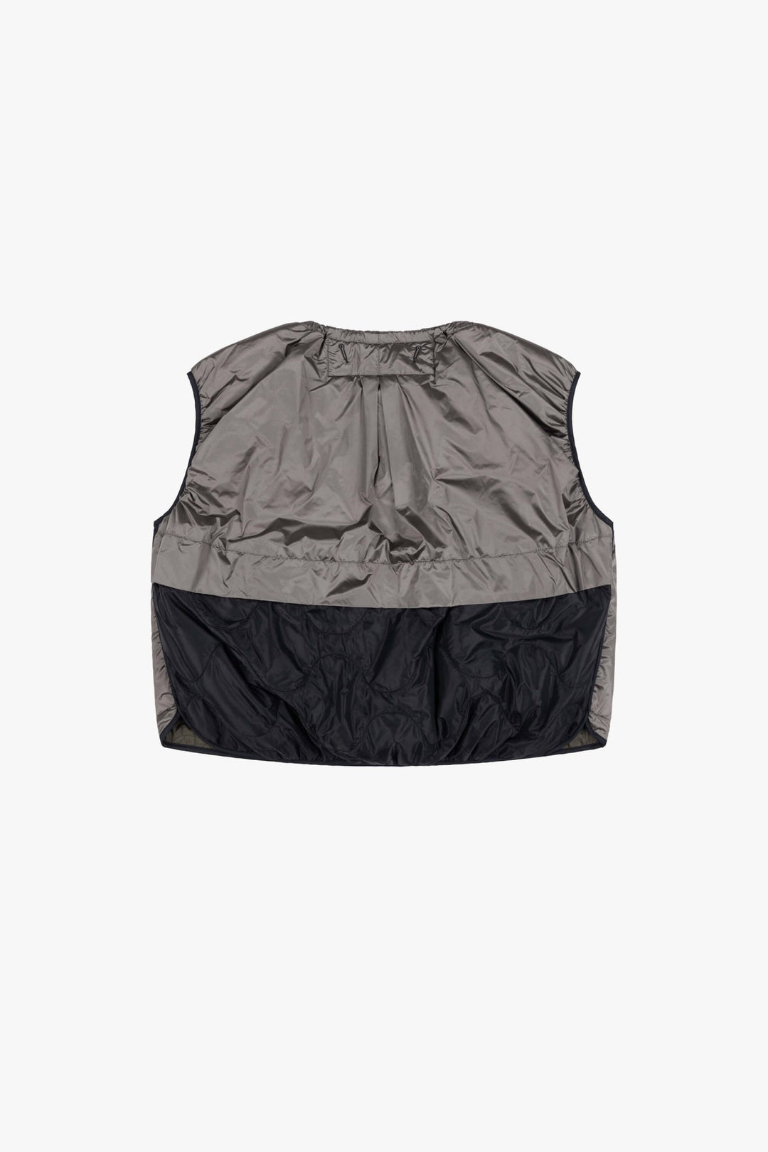 Parachute Quilted Vest - Dark Olive / Granite