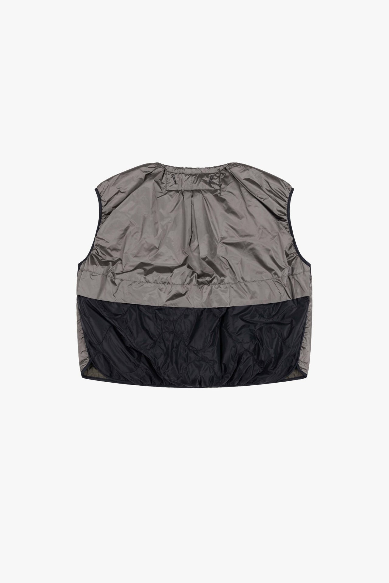 Parachute Quilted Vest - Dark Olive / Granite