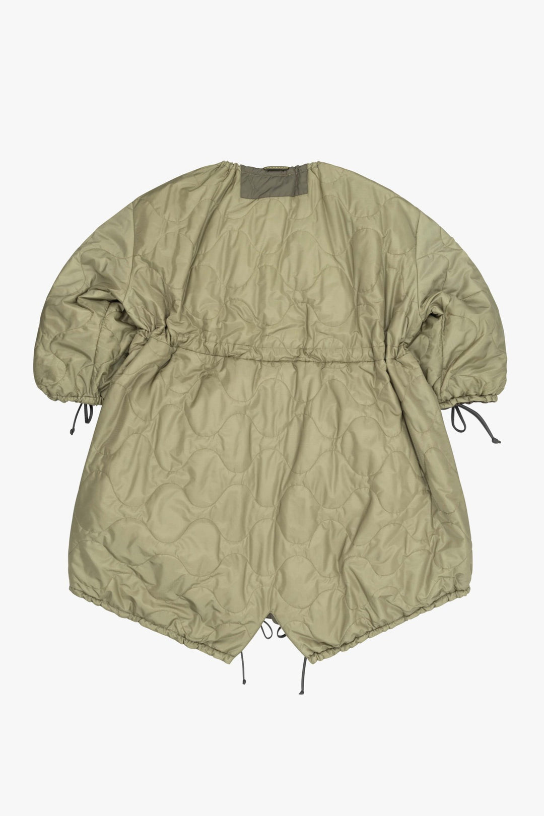 Parachute Patchwork Parka - Mineral Green & Chartreuse / Pale Sage