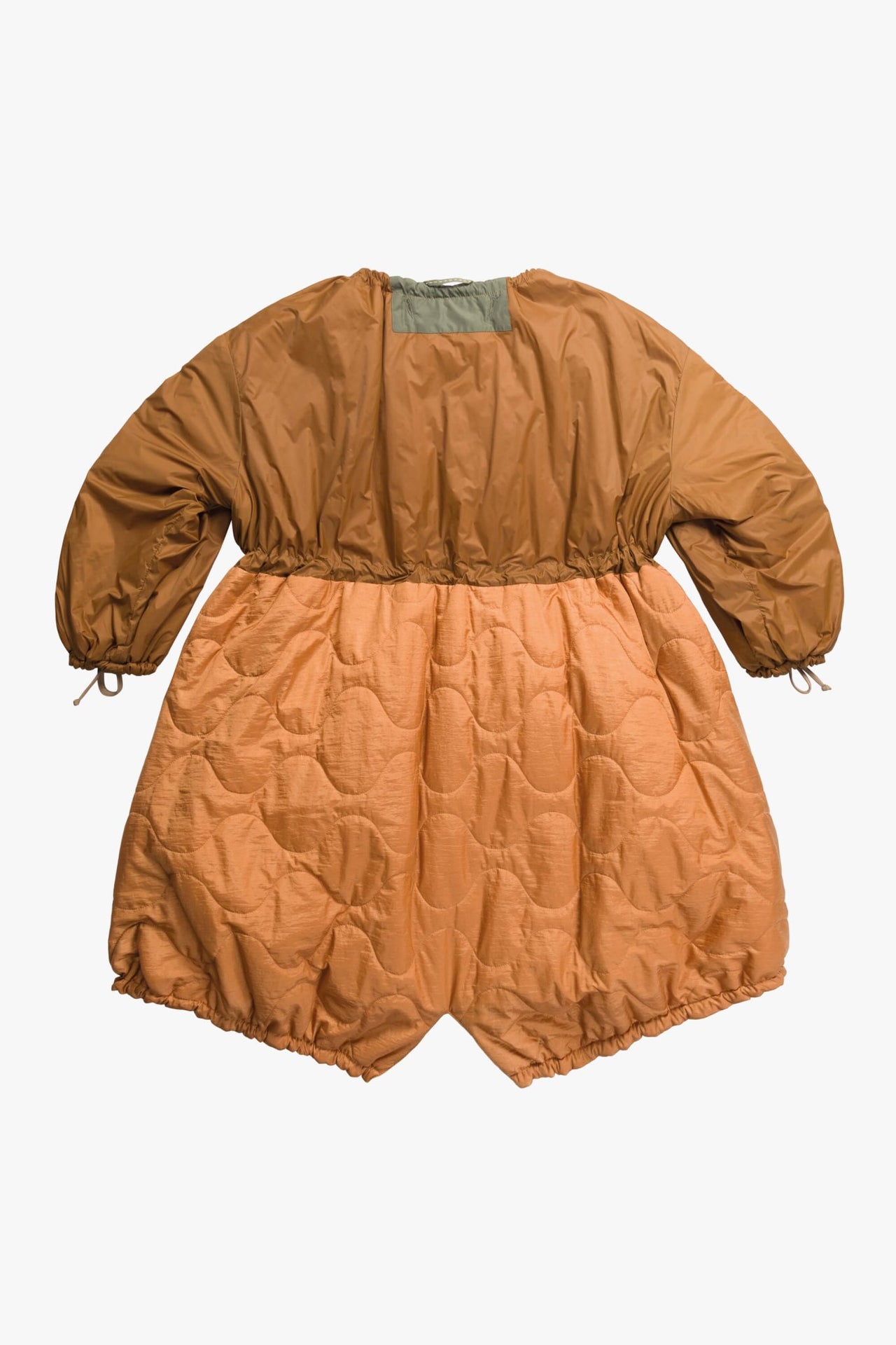 Parachute Patchwork Parka - Oak / Caramel