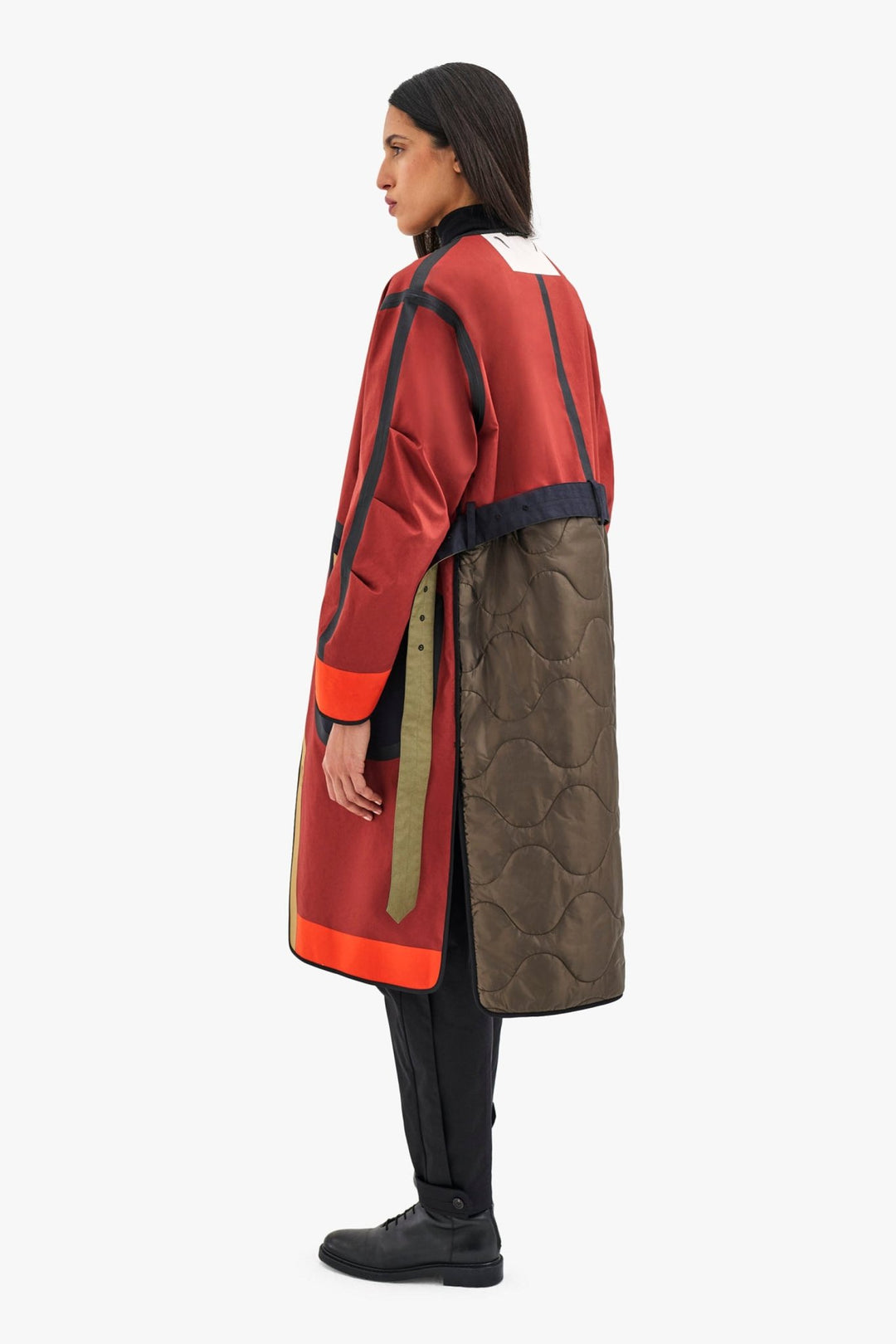 Weatherproof Bonded Raincoat - Russett / Black