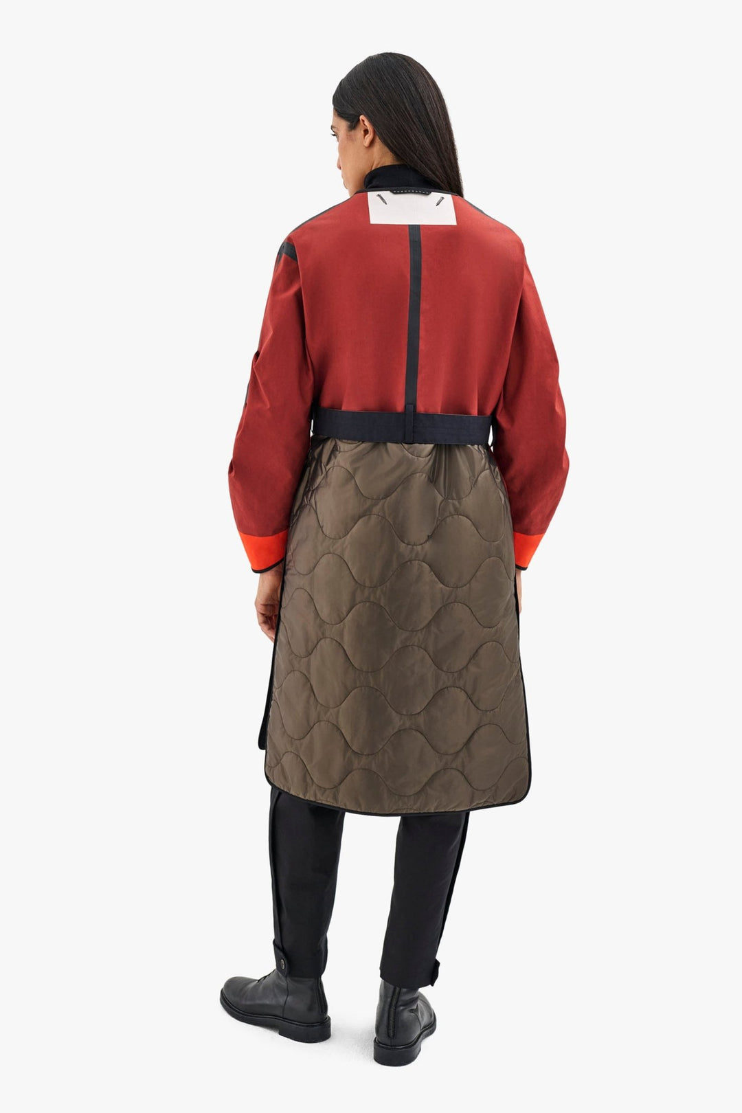 Weatherproof Bonded Raincoat - Russett / Black