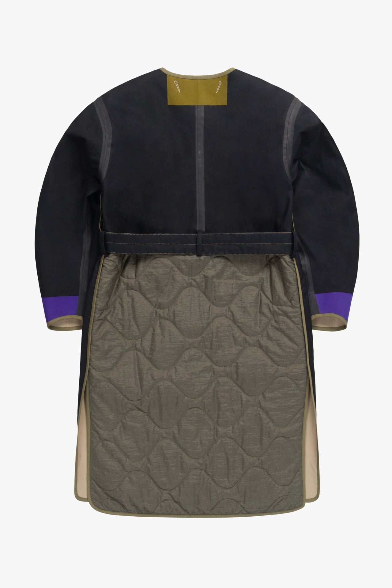 Weatherproof Bonded Raincoat - Black / Stone