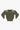 Convertible Rib Crew Jumper - Olive Green