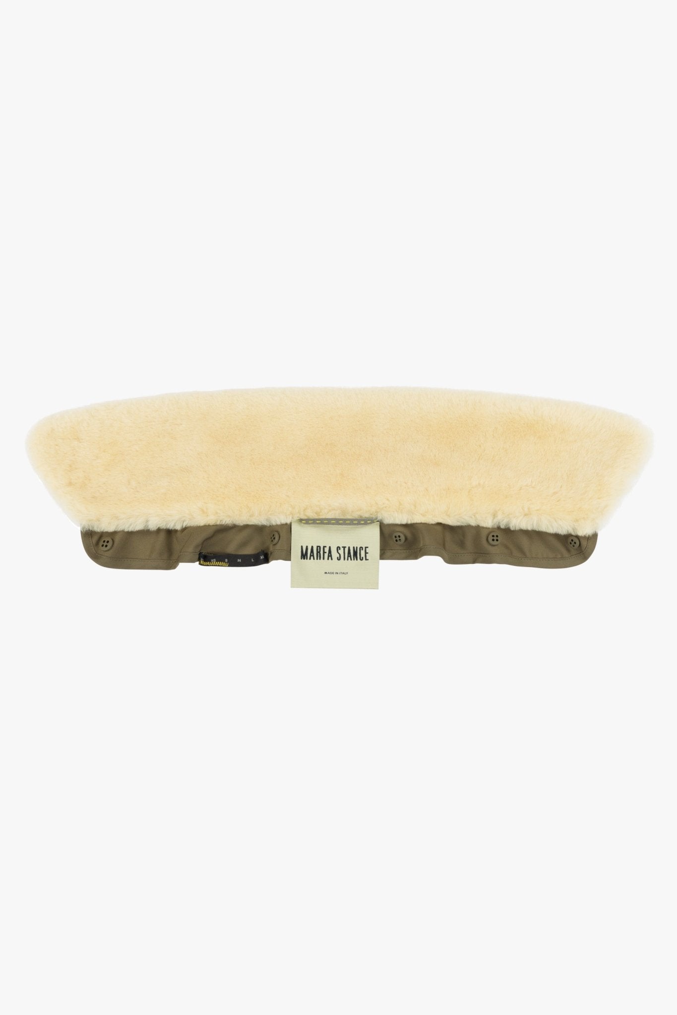 Shearling Collar - Honeysuckle Yellow