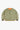 Shearling Leather Quilt Bomber - Orange / Pale Sage