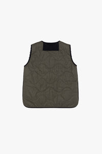 Shearling Quilt Liner - Black / Dark Olive