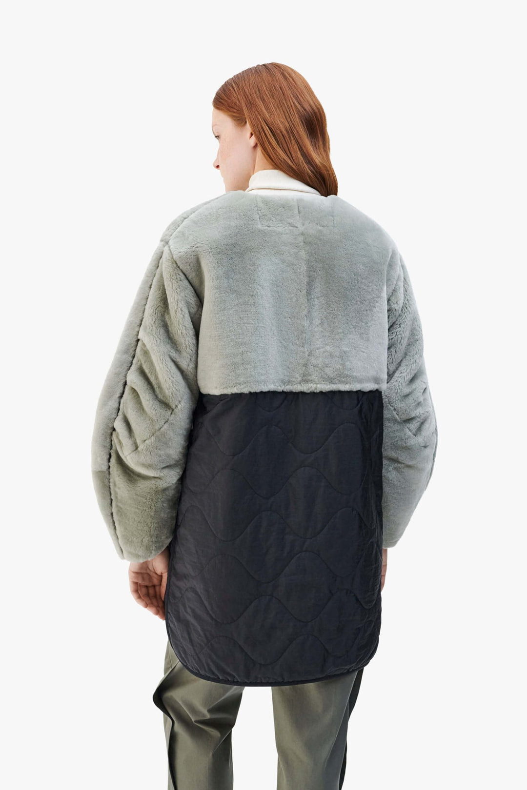 Signature Shearling Quilt - Pale Jade / Pale Sage