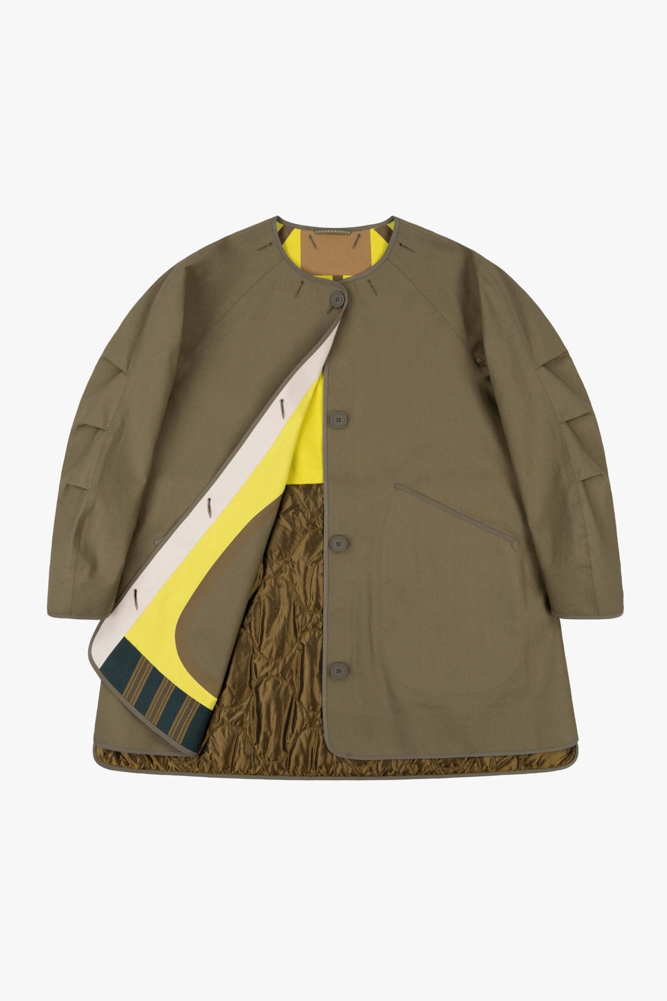 Weatherproof Bonded Short Raincoat | Marfa Stance