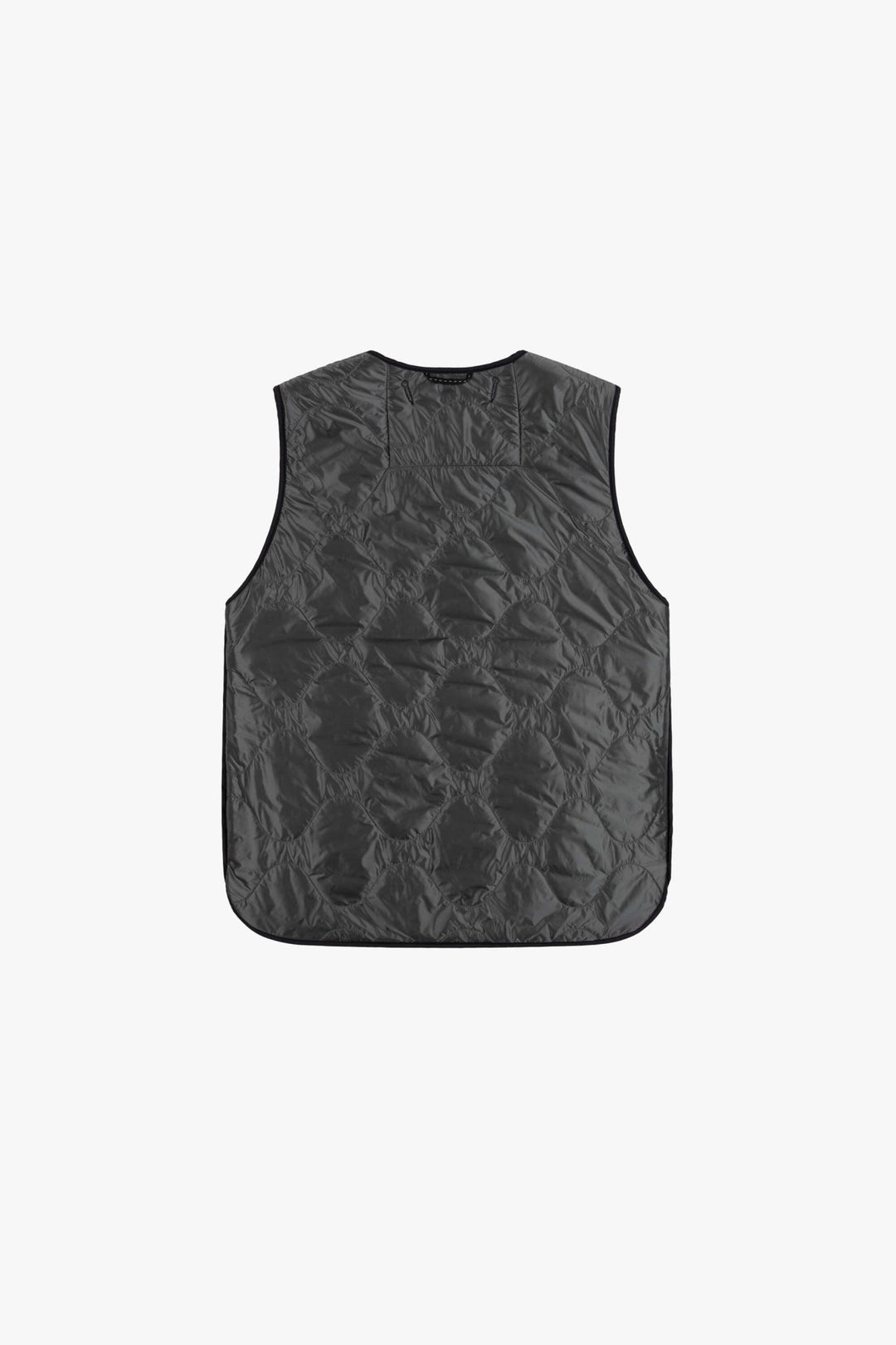 Signature Patchwork Wool Vest - Dark Olive & Navy / Anthracite