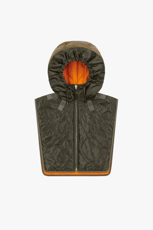 QUILTED ZIP HOOD