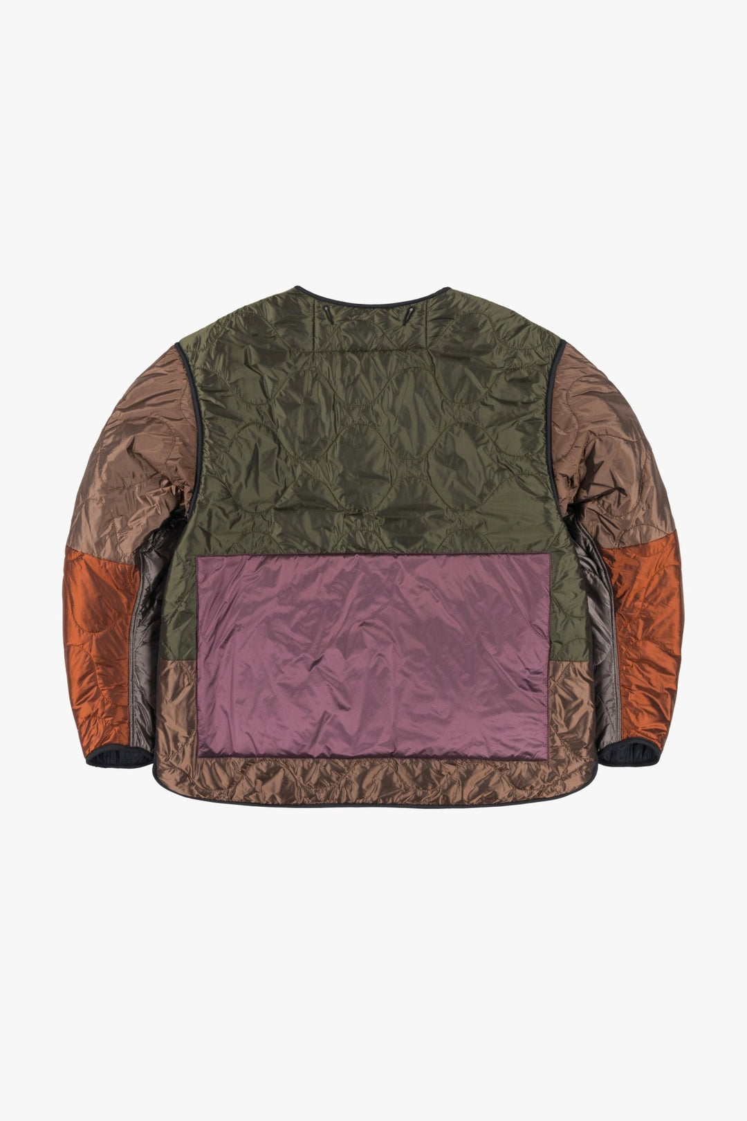 Signature Patchwork Cropped Quilt - Granite / Black