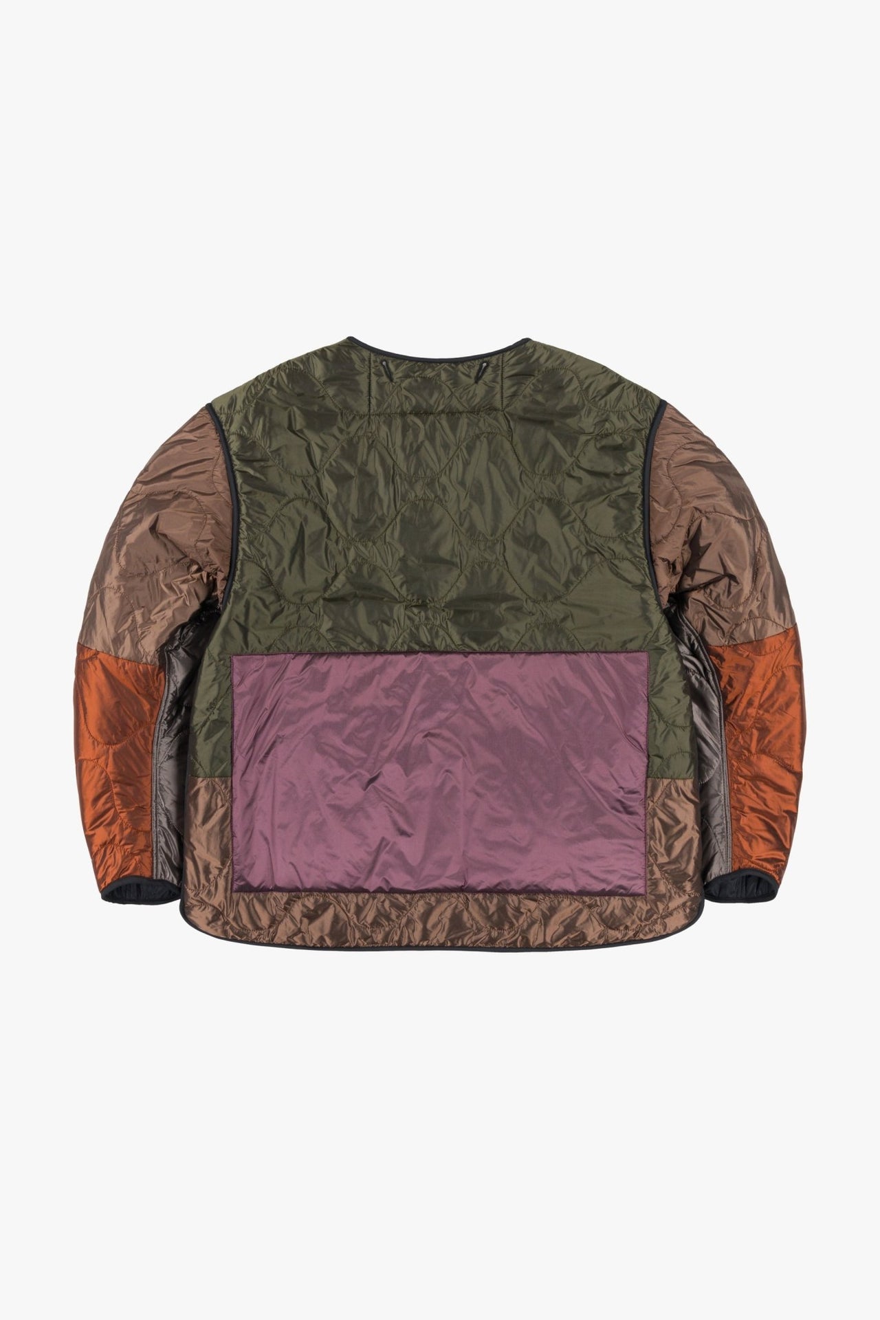 Signature Patchwork Cropped Quilt - Granite / Black
