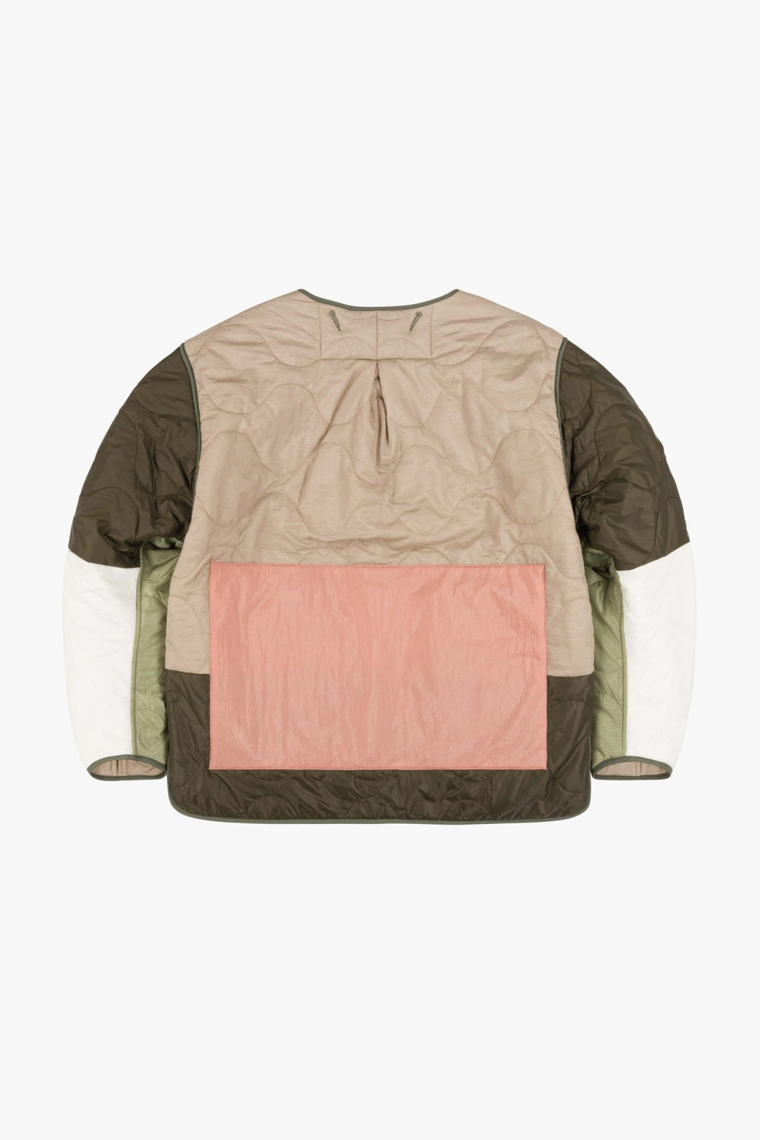 Signature Patchwork Cropped Quilt - Pale Sage / Stone