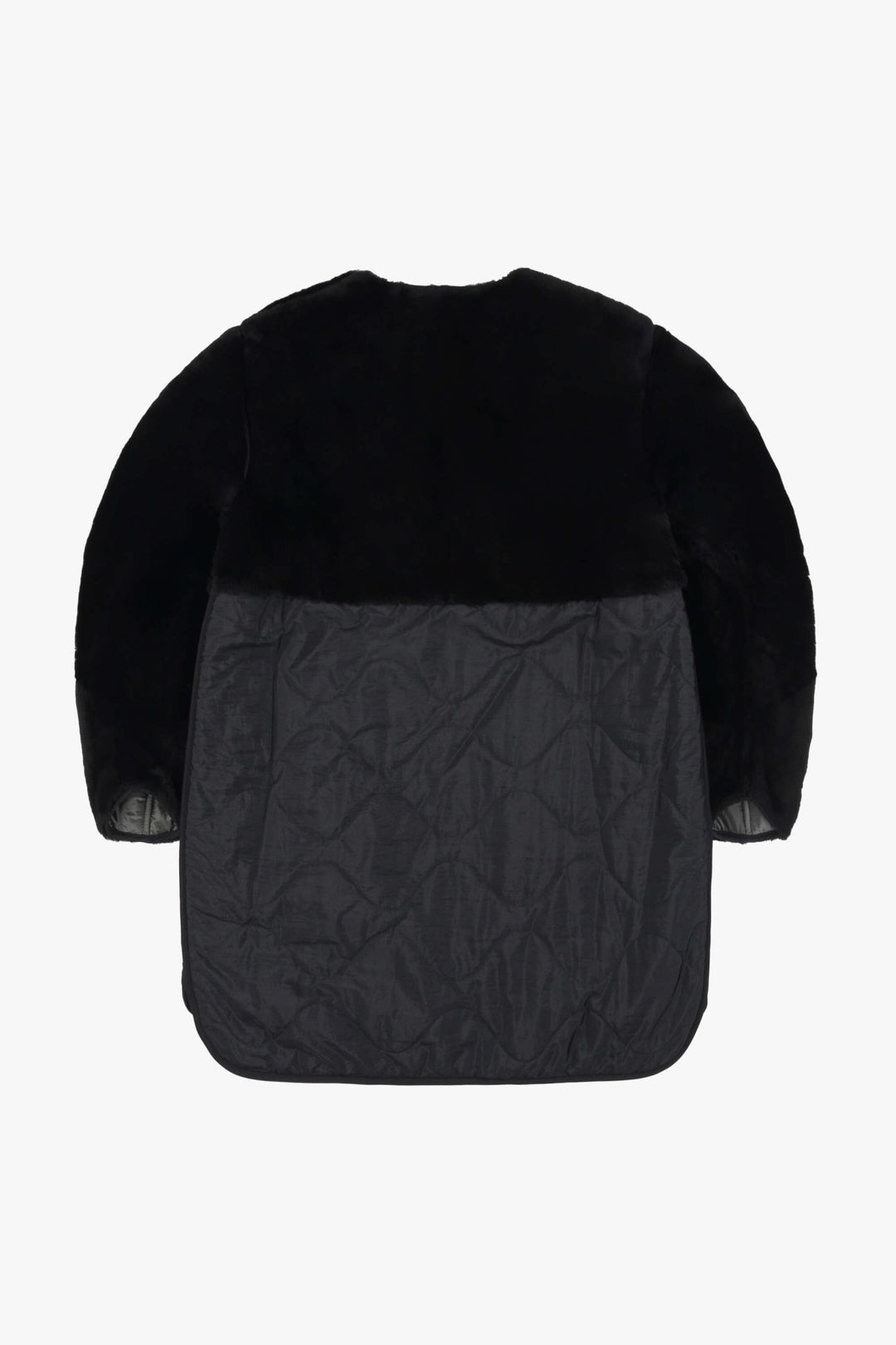 Signature Shearling Quilt - Black / Anthracite