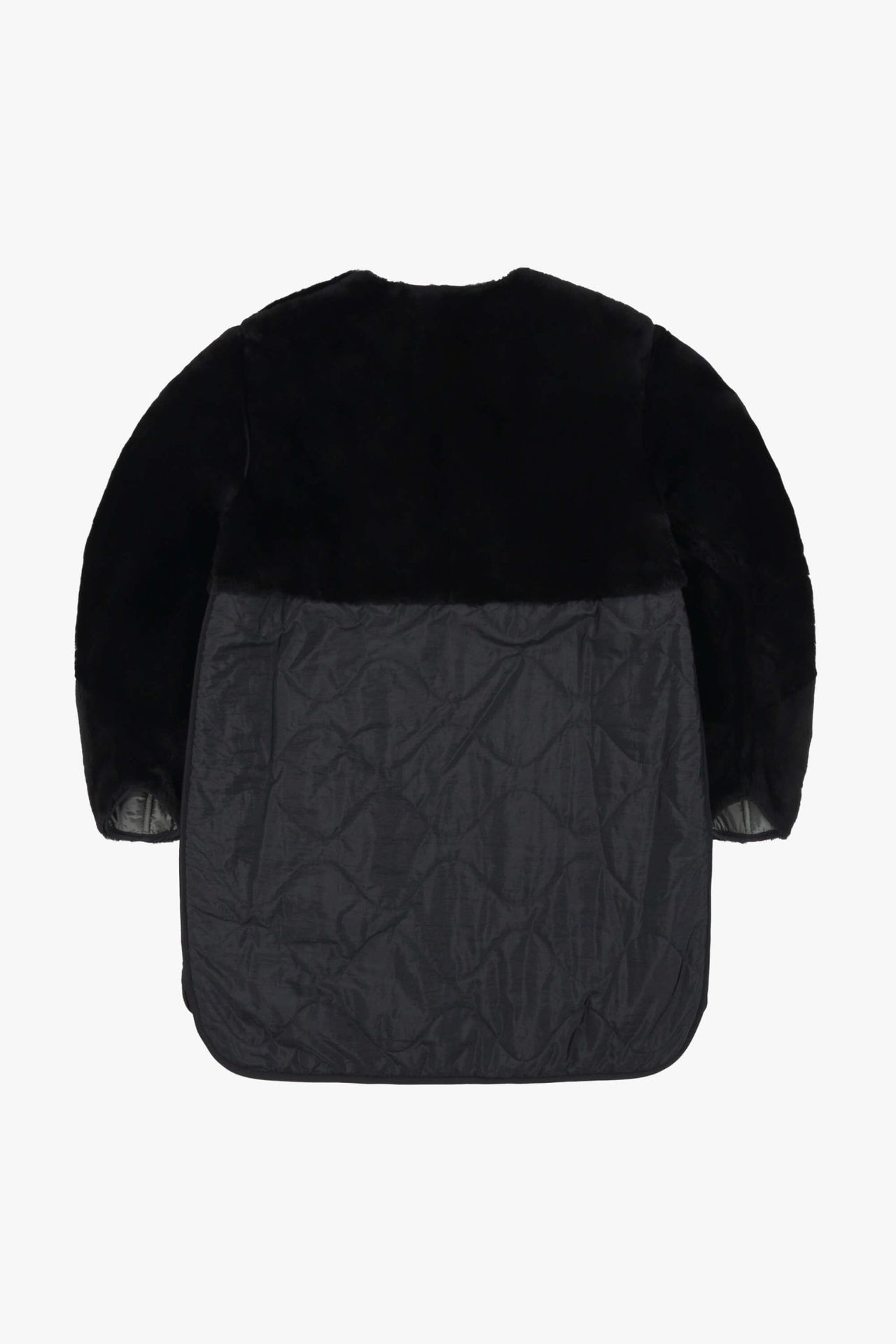 Signature Shearling Quilt - Black / Anthracite