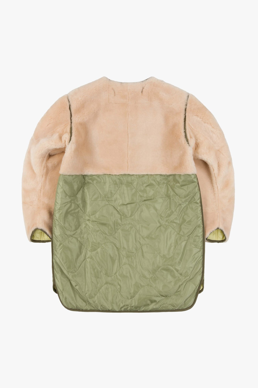 Signature Shearling Quilt - Blush / Pale Yellow