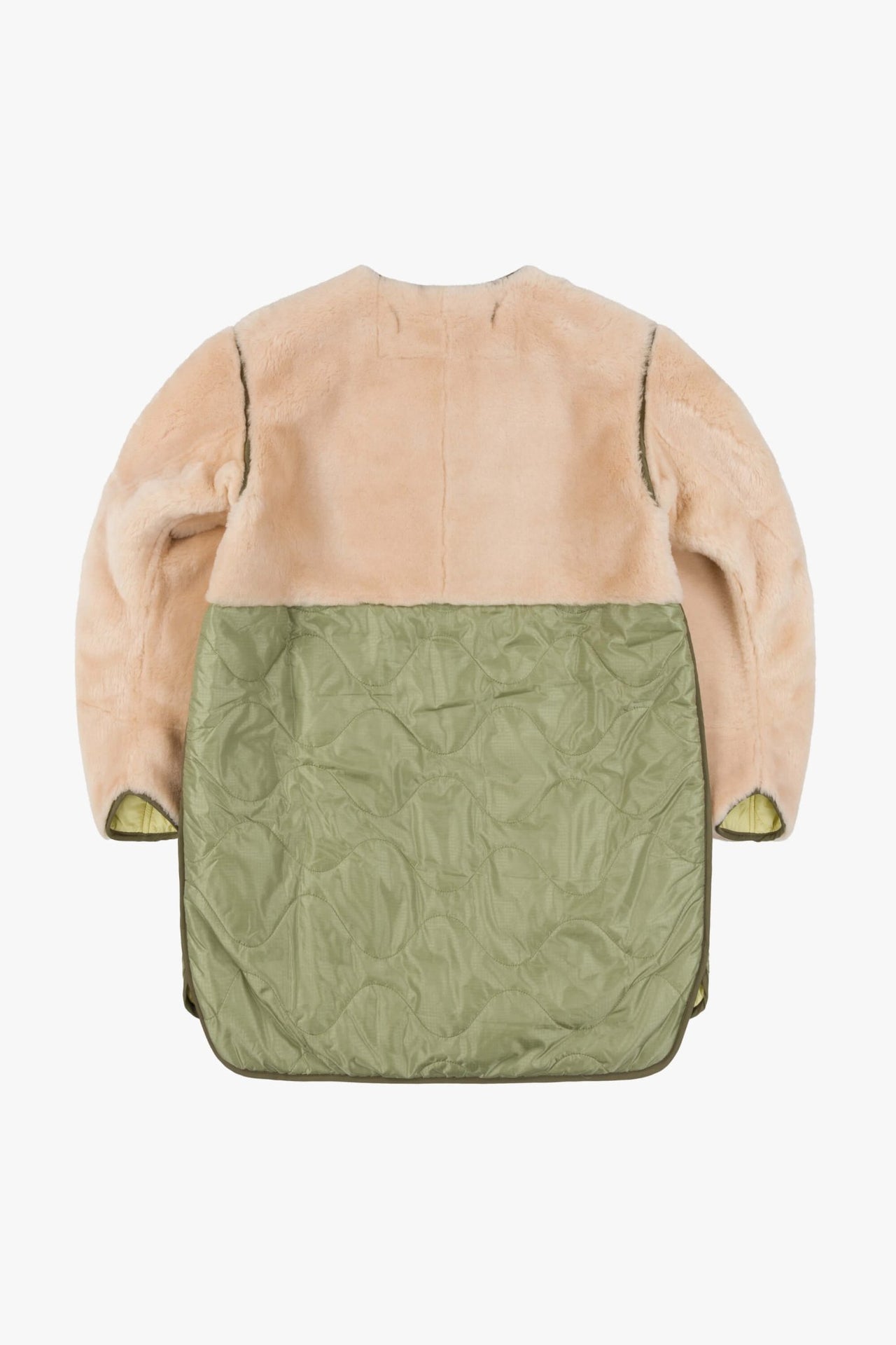 Signature Shearling Quilt - Blush / Pale Yellow