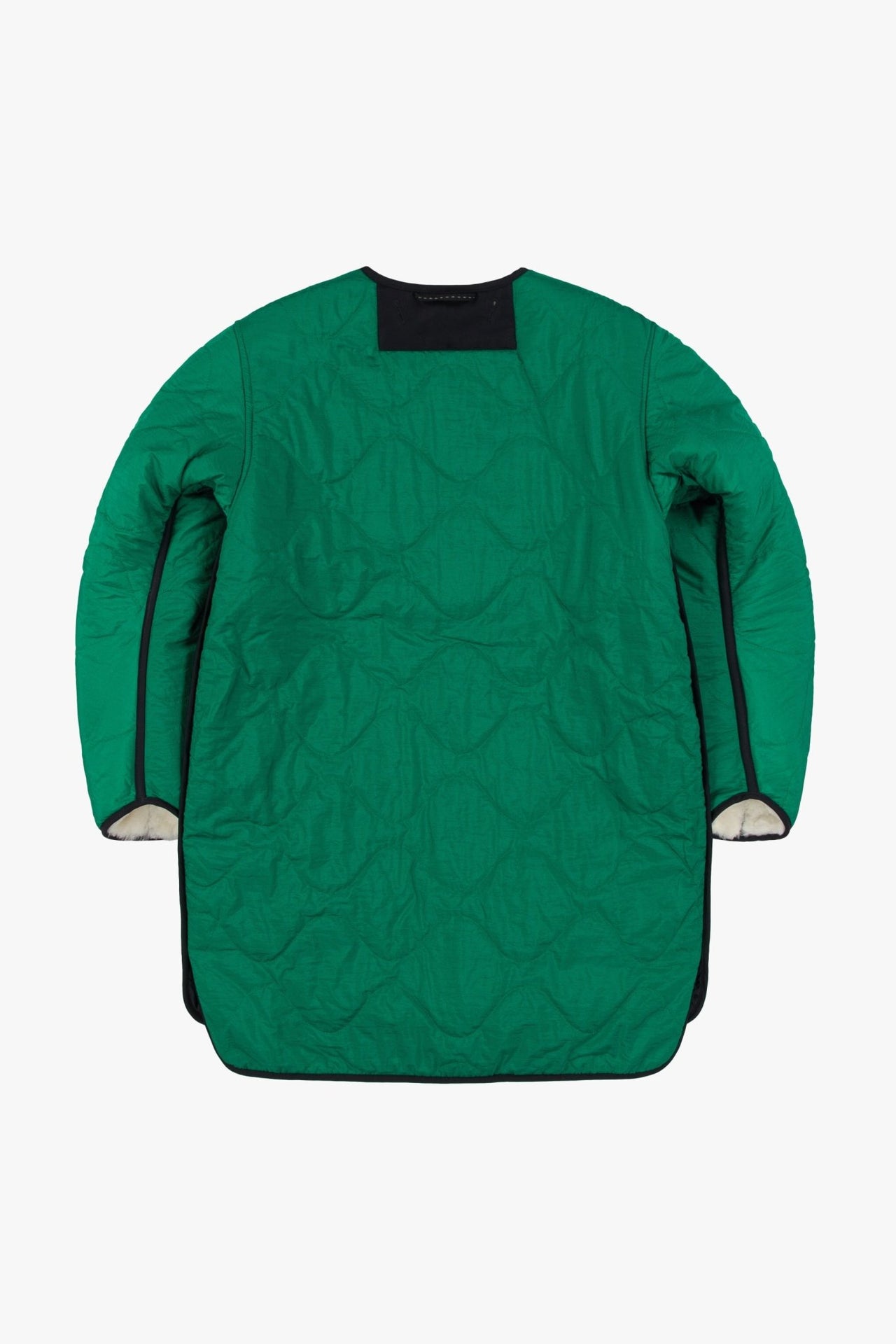 Signature Shearling Quilt - Natural / Emerald