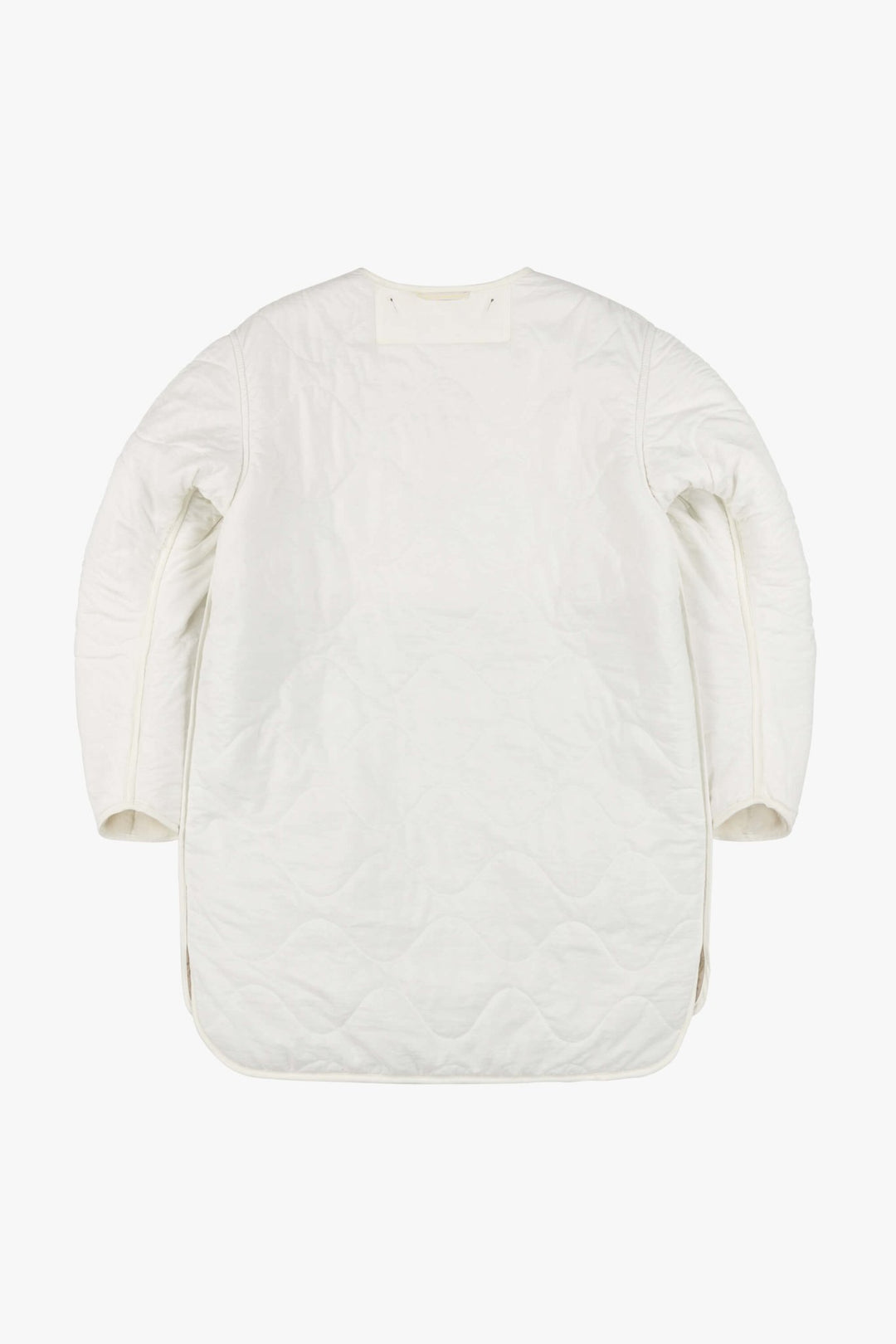 Signature Shearling Quilt - Stone / White