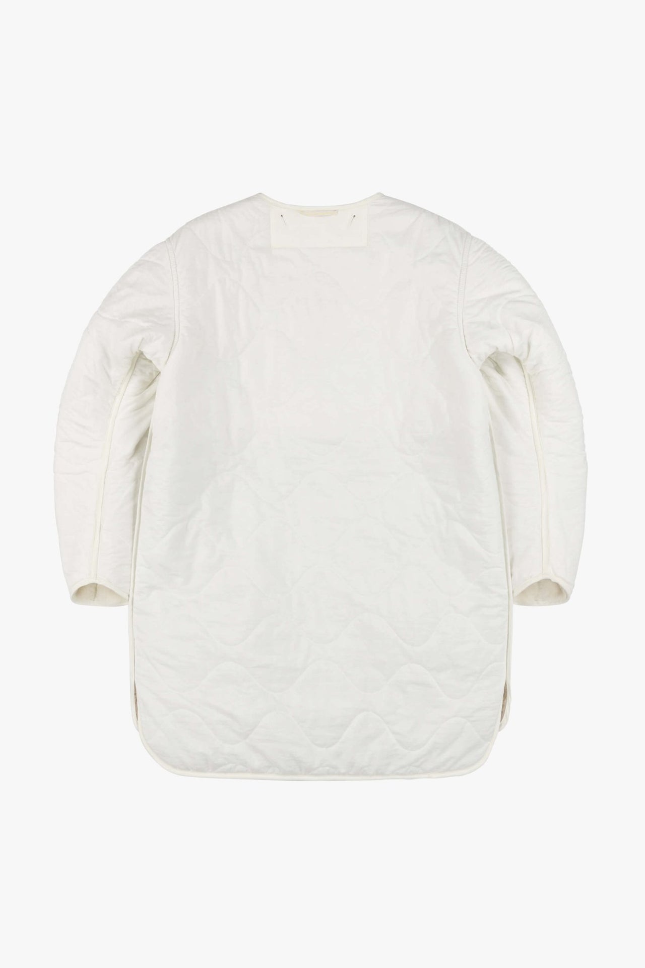 Signature Shearling Quilt - Stone / White