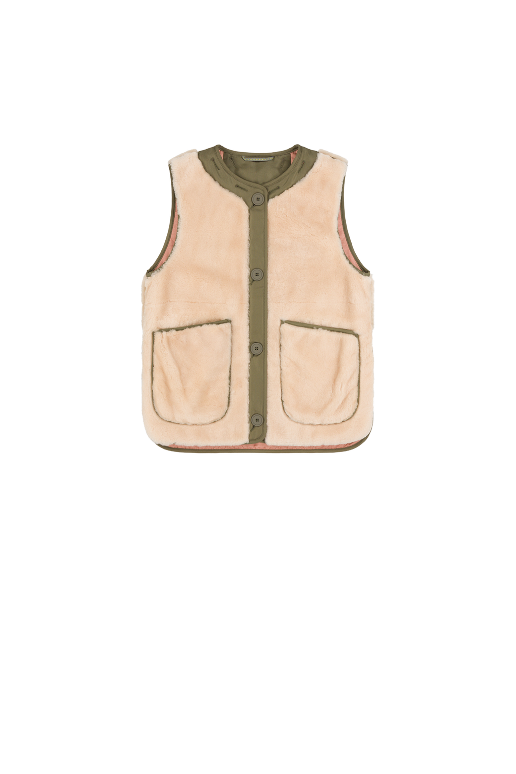 Shearling Quilt Liner - Blush / Pale Pink - Layer 2