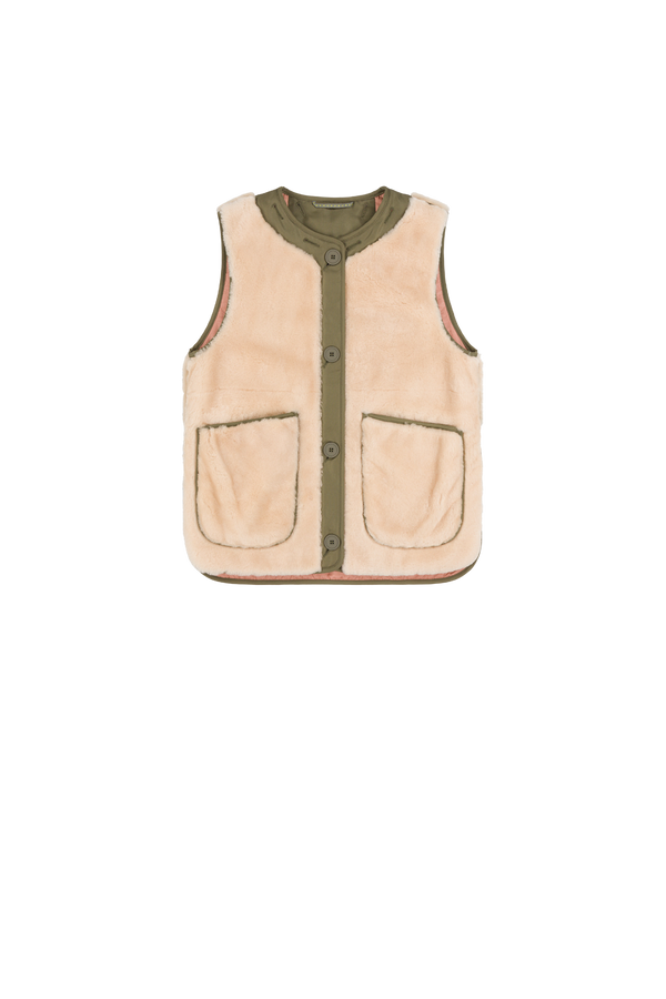 Shearling Quilt Liner - Blush / Pale Pink - Layer 2