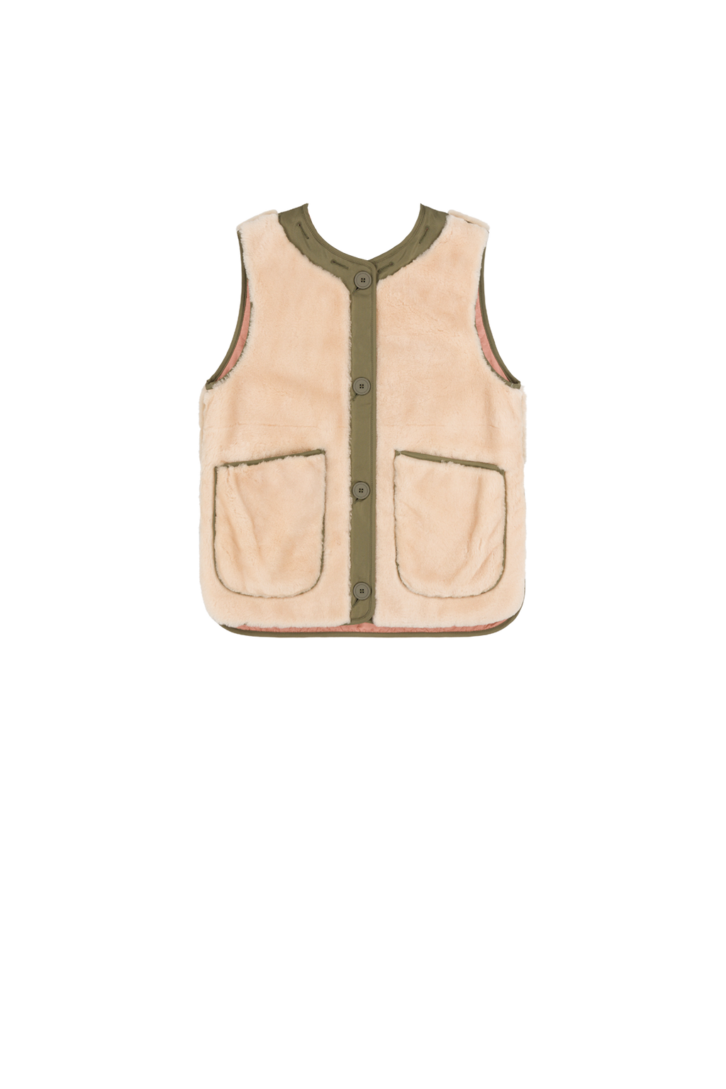 Shearling Quilt Liner - Blush / Pale Pink - Layer 5