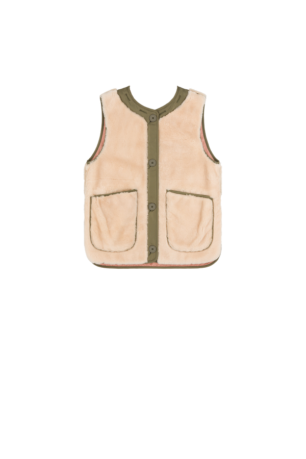 Shearling Quilt Liner - Blush / Pale Pink - Layer 5