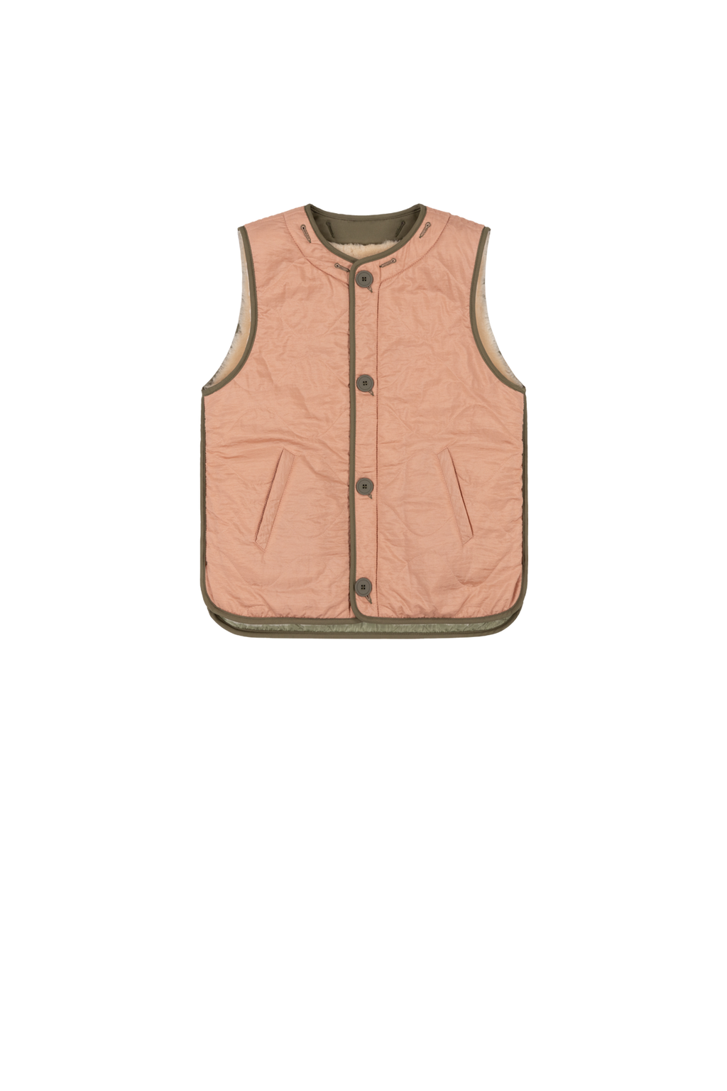 Shearling Quilt Liner - Blush / Pale Pink - Layer 2