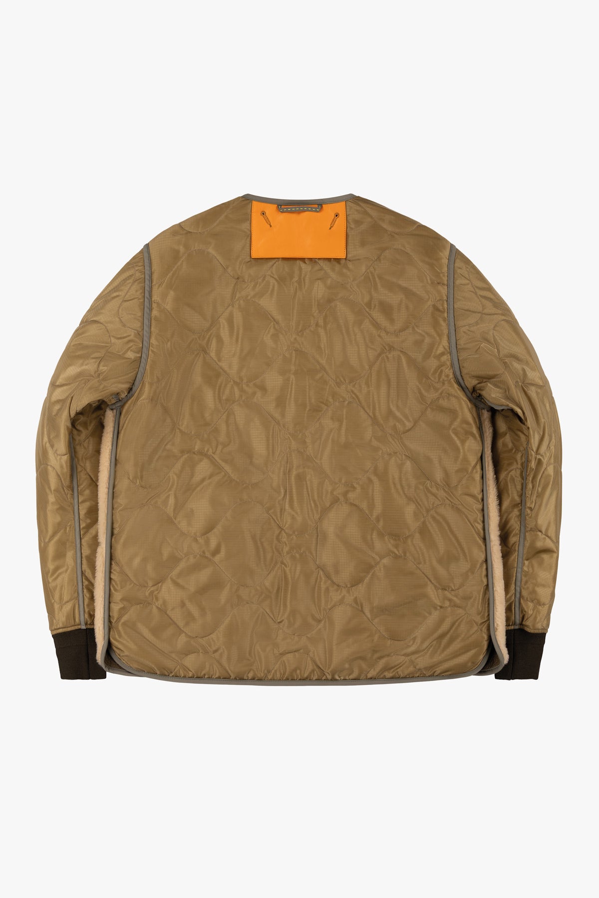 Aviator Men's Shearling Jacket - Moss / Blonde