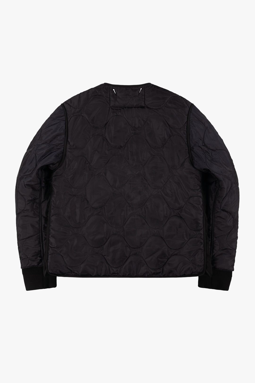 Signature Men's Patchwork Quilt - Black / Black