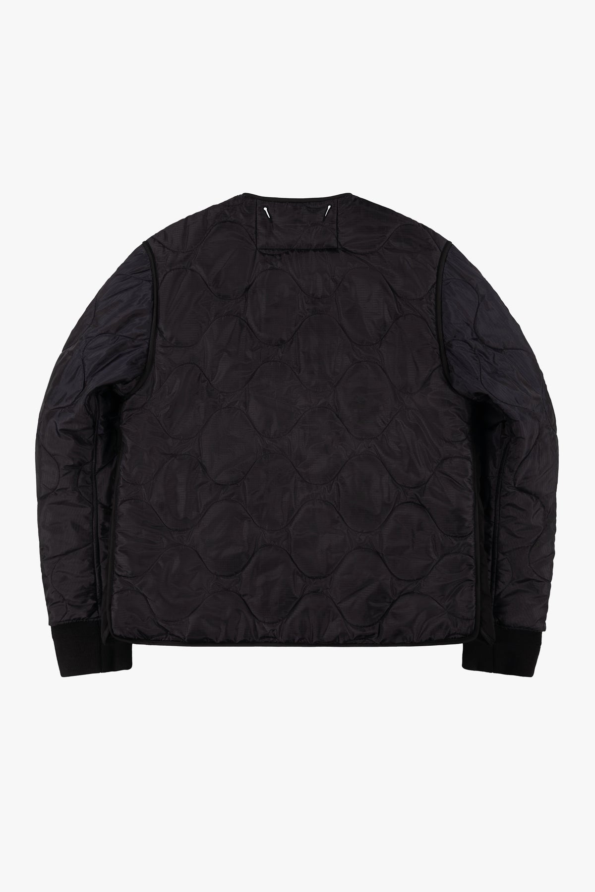 Signature Men's Patchwork Quilt - Black / Black