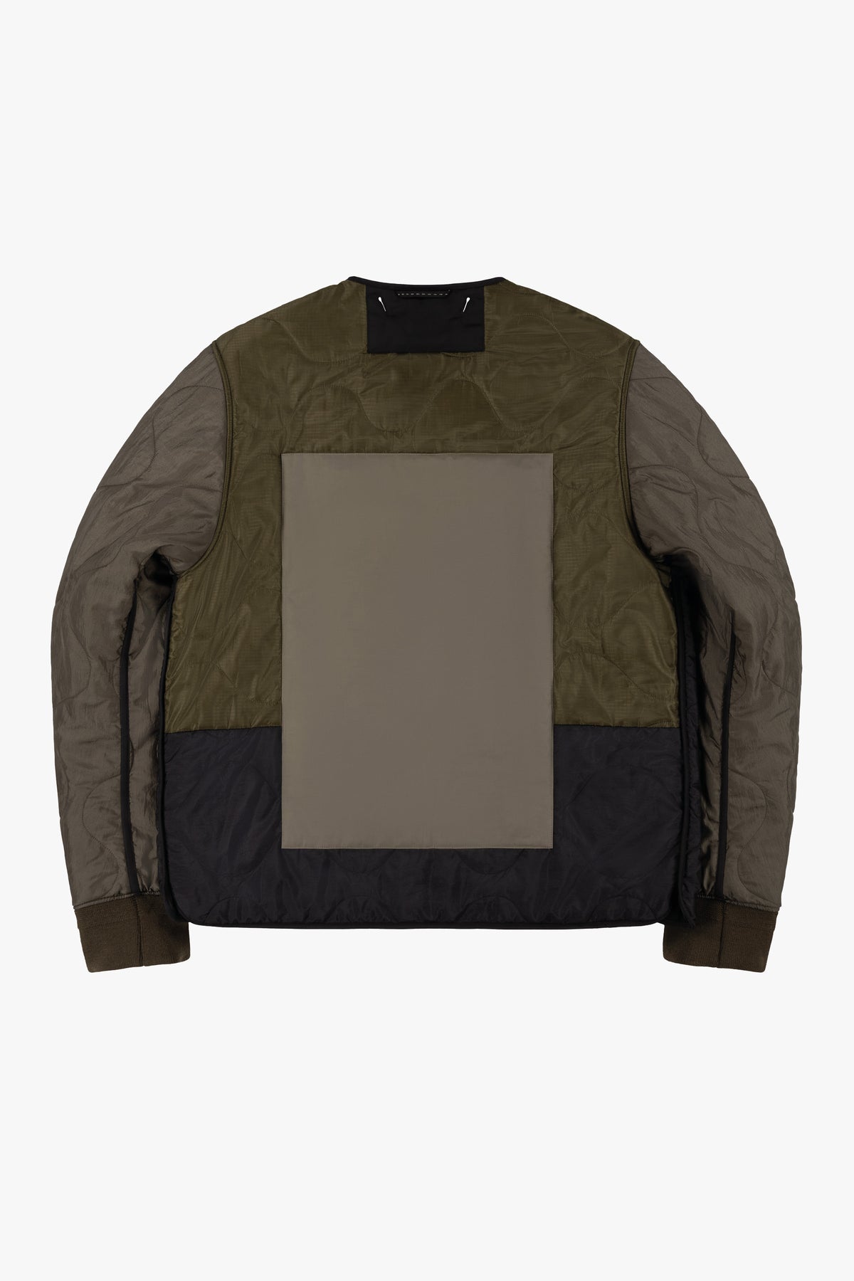 Signature Men's Patchwork Quilt - Black / Black