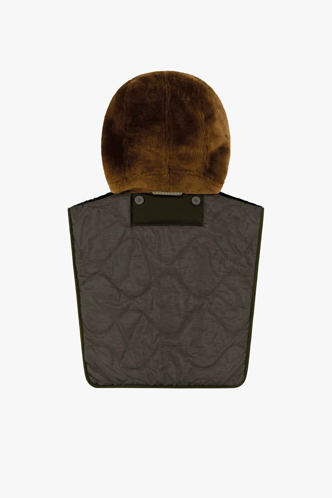 Aviator Men's Patrol Shearling Hood - Safety Yellow / Golden Brown