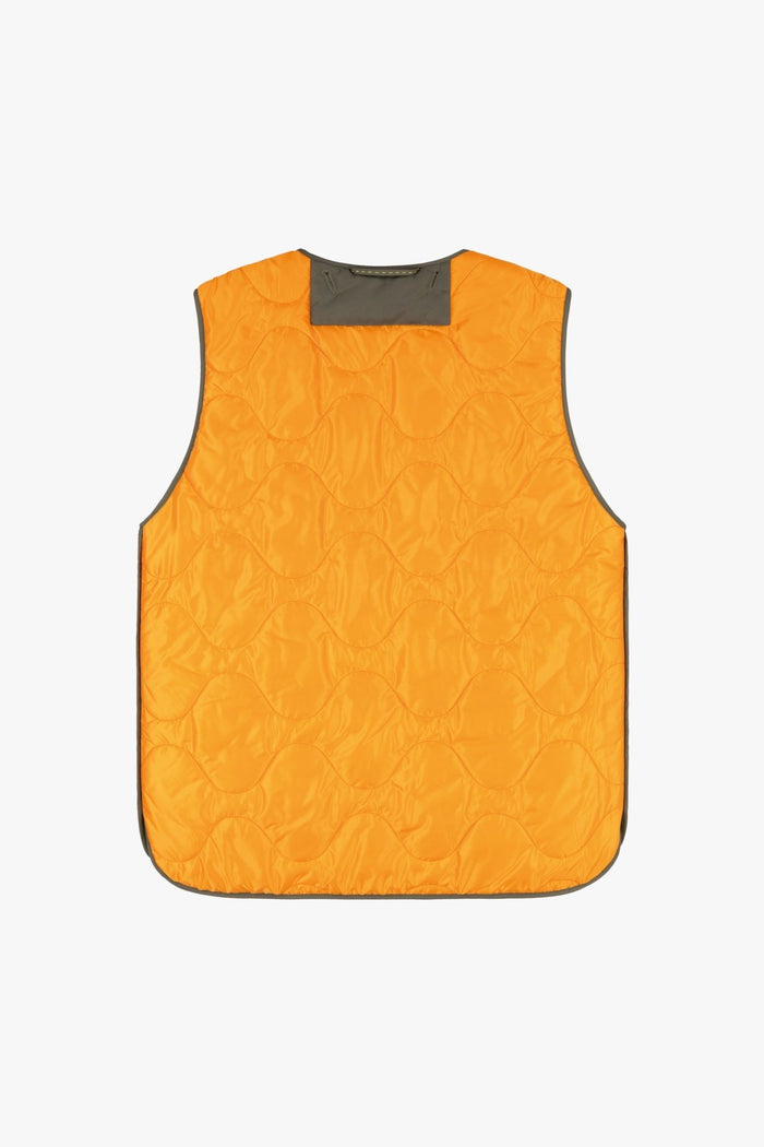 Signature Men's Utility Vest - Olive / Gold & Clementine