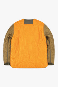 Signature Men's Utility Quilt - Olive & Gold / Gold