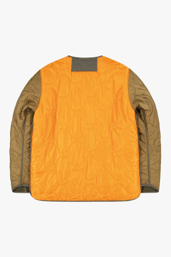 Signature Men's Utility Quilt - Olive & Gold / Gold
