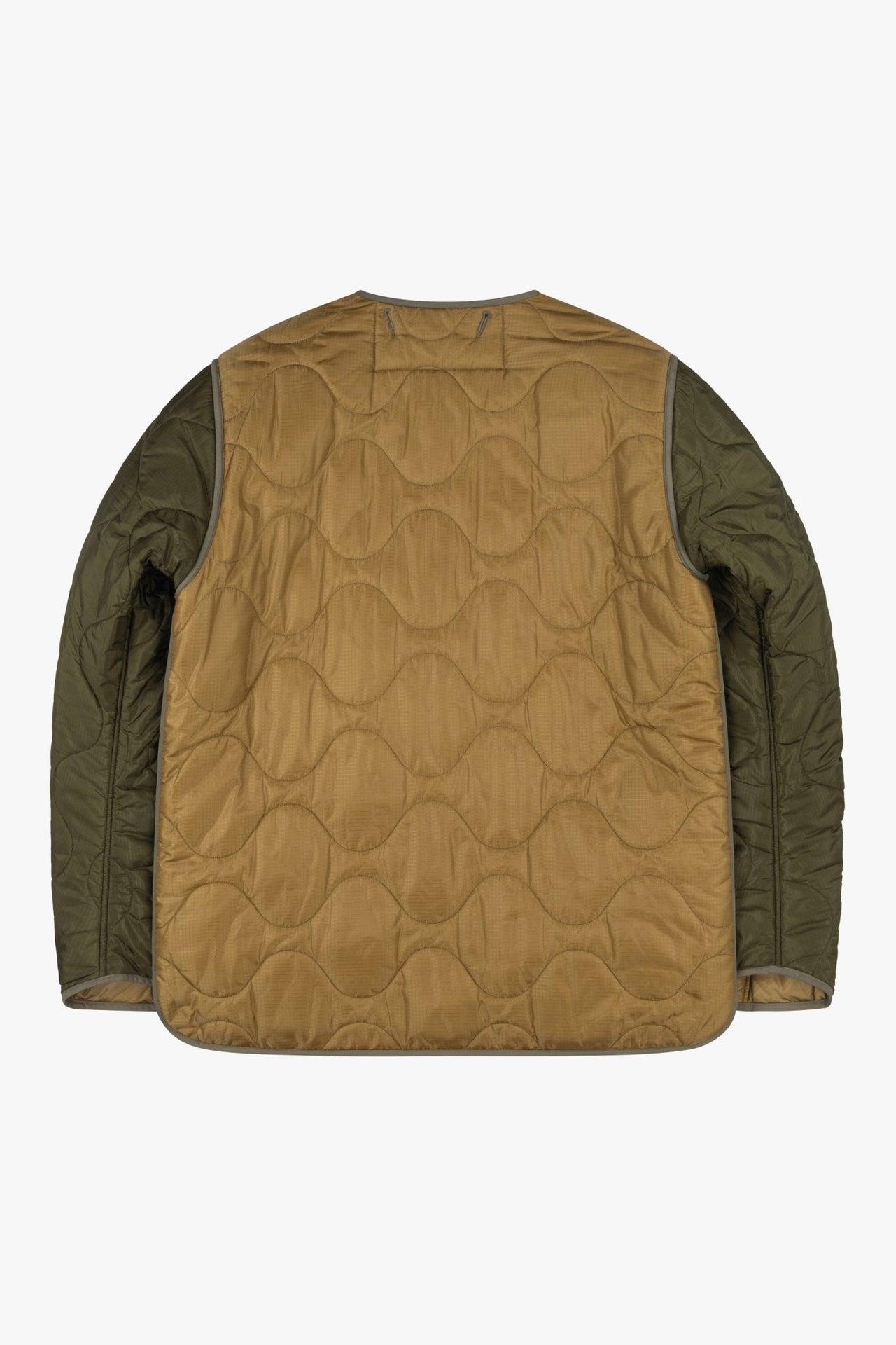 Signature Men's Utility Quilt - Olive & Gold / Gold