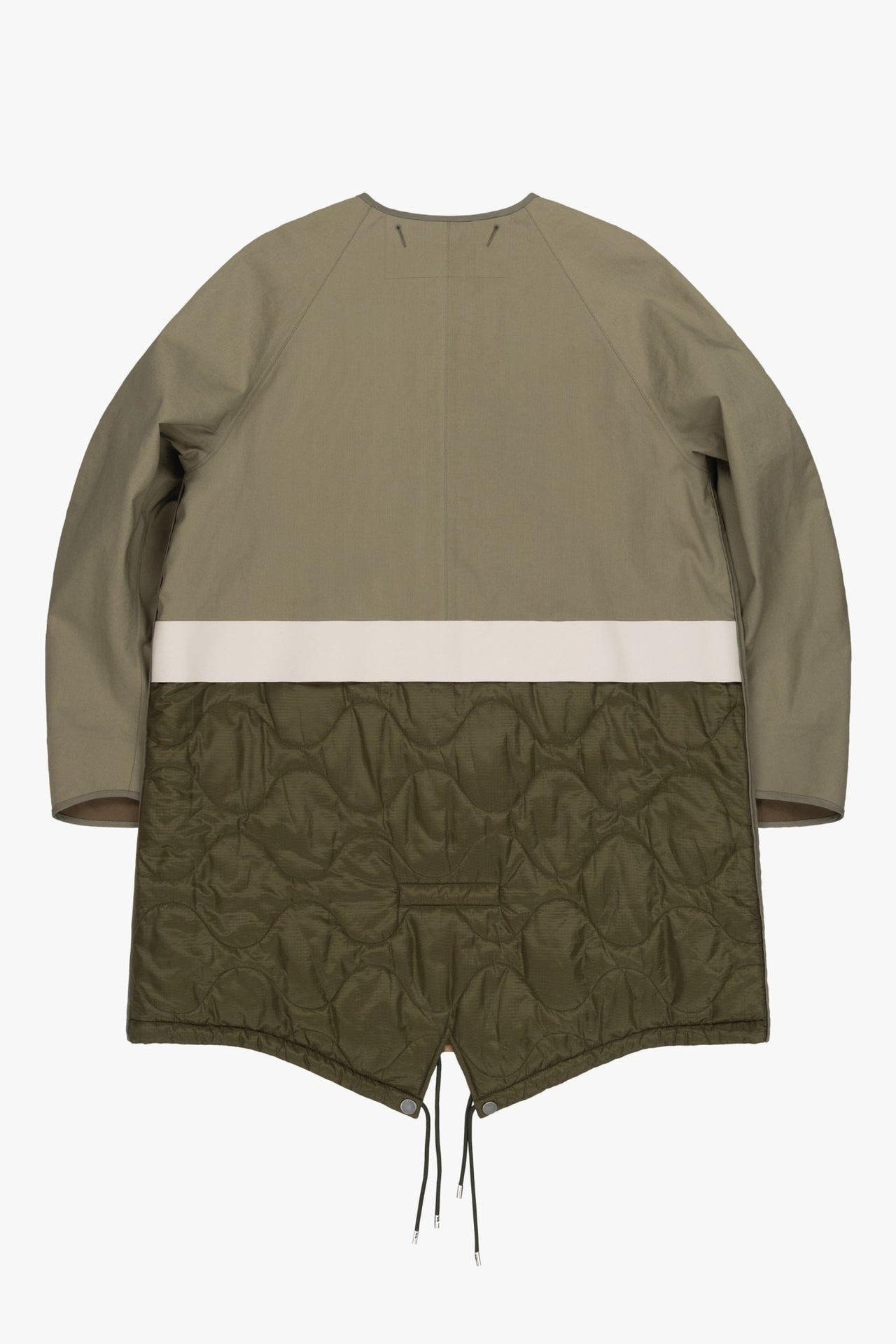 Weatherproof Men's Rain Parka - Pale Olive / Black