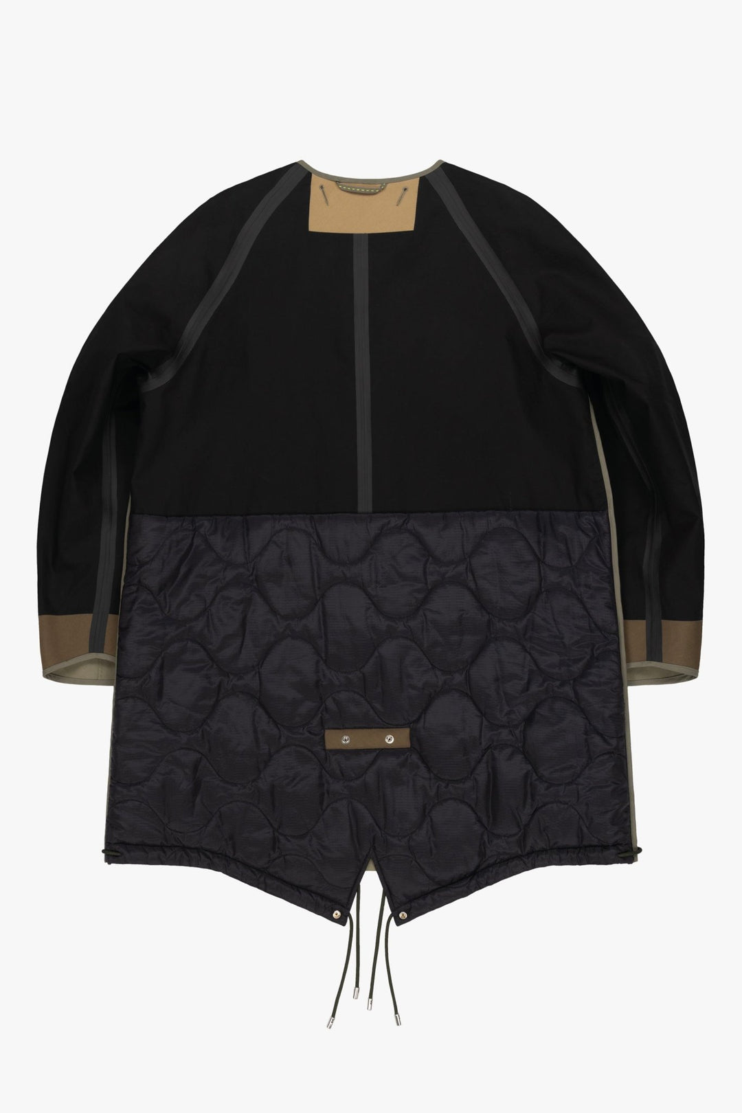 Weatherproof Men's Rain Parka - Pale Olive / Black