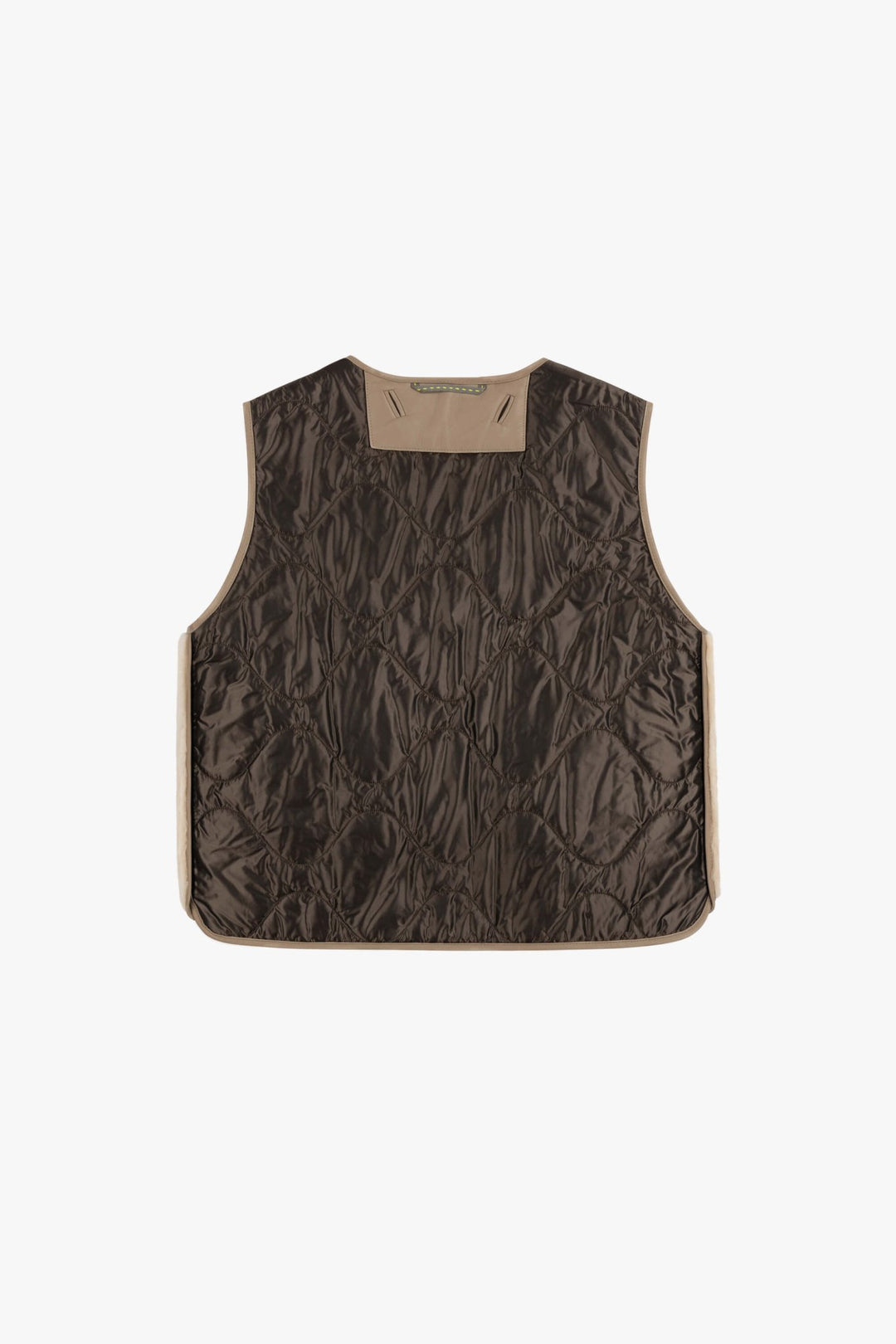 Aviator Shearling Vest - Fawn / Blush