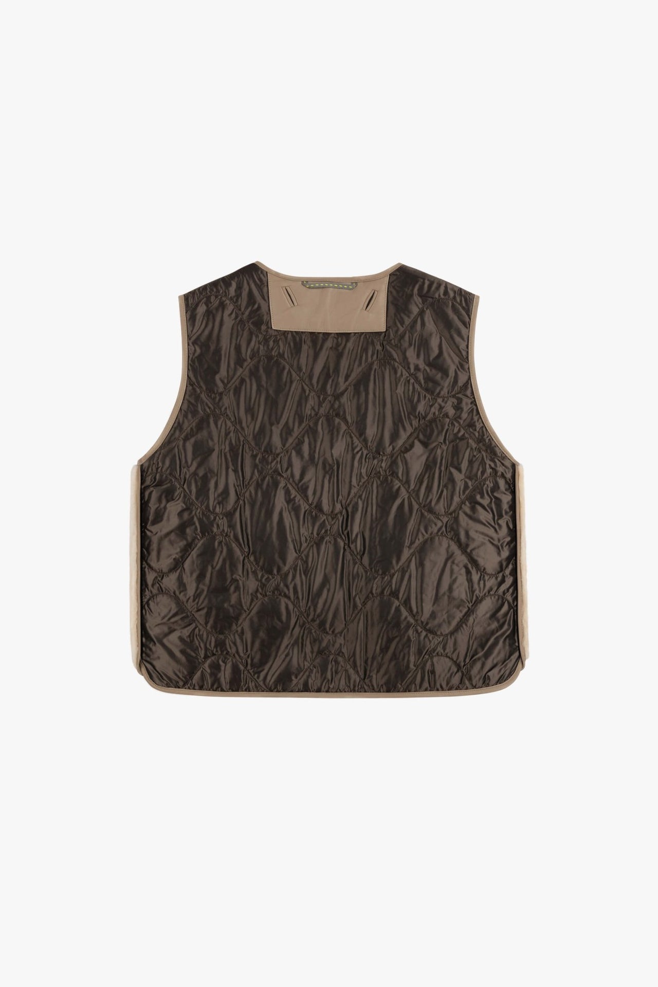 Aviator Shearling Vest - Fawn / Blush