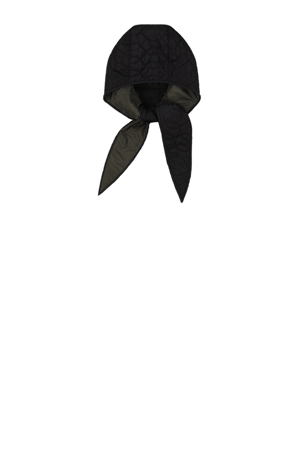 Silk Nylon Wrap Hood - Olive / Black - Layer 7