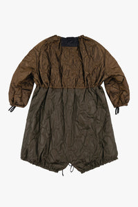 Parachute Quilted Parka - Bronze / Black